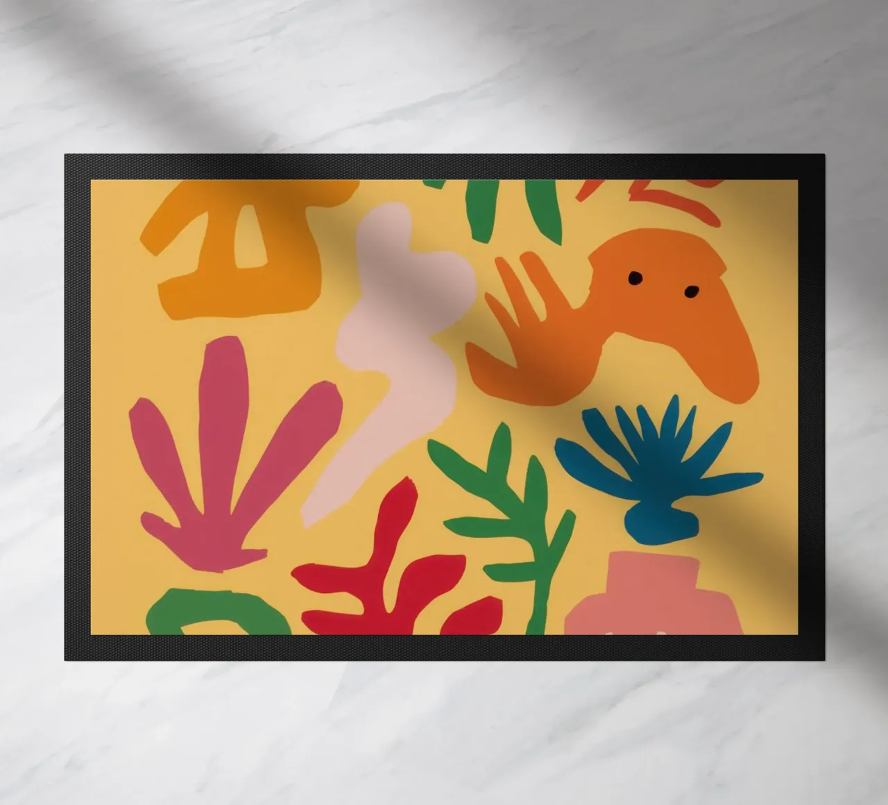 Speelse Vorm Carnaval deurmat van Reds Jays