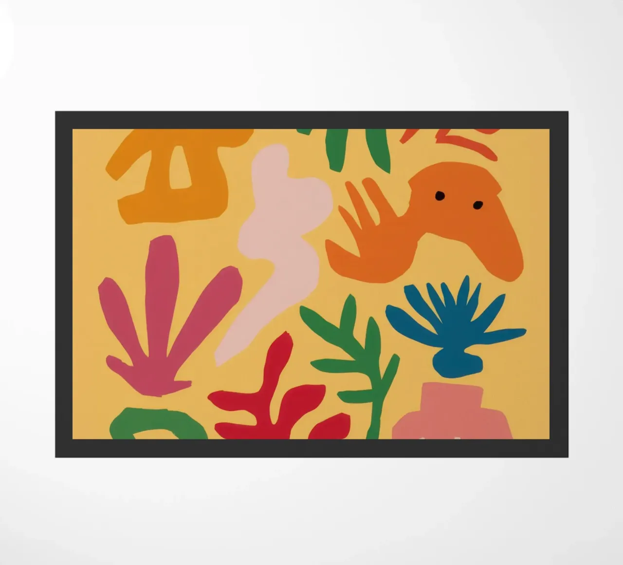 Speelse Vorm Carnaval deurmat van Reds Jays