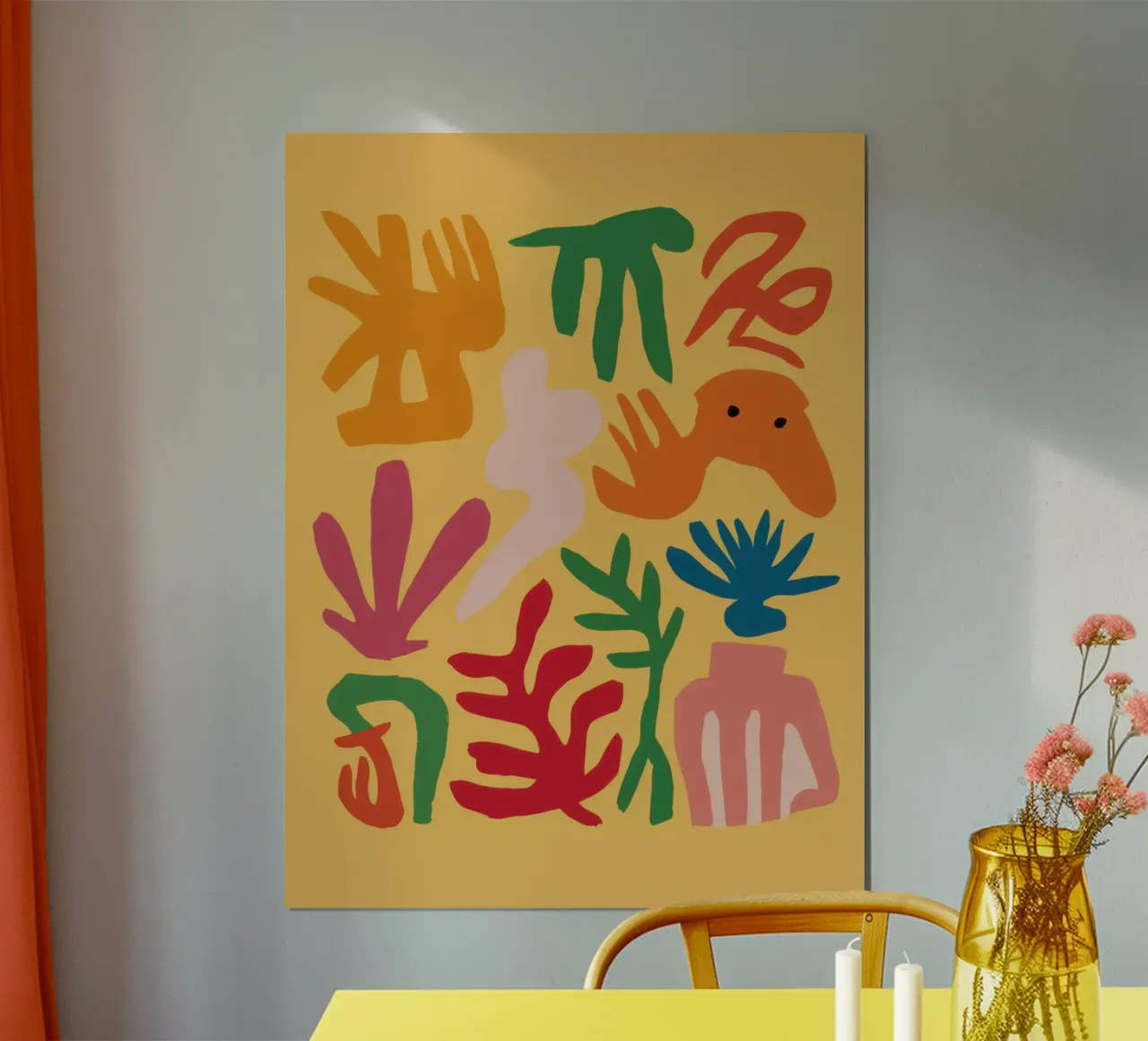 Speelse Vorm Carnaval poster van Reds Jays