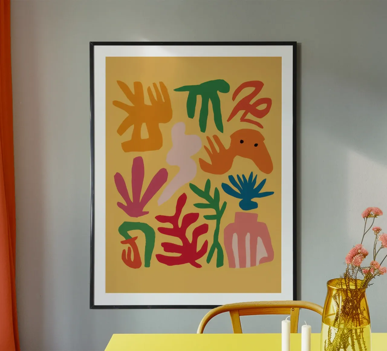 Speelse Vorm Carnaval poster van Reds Jays