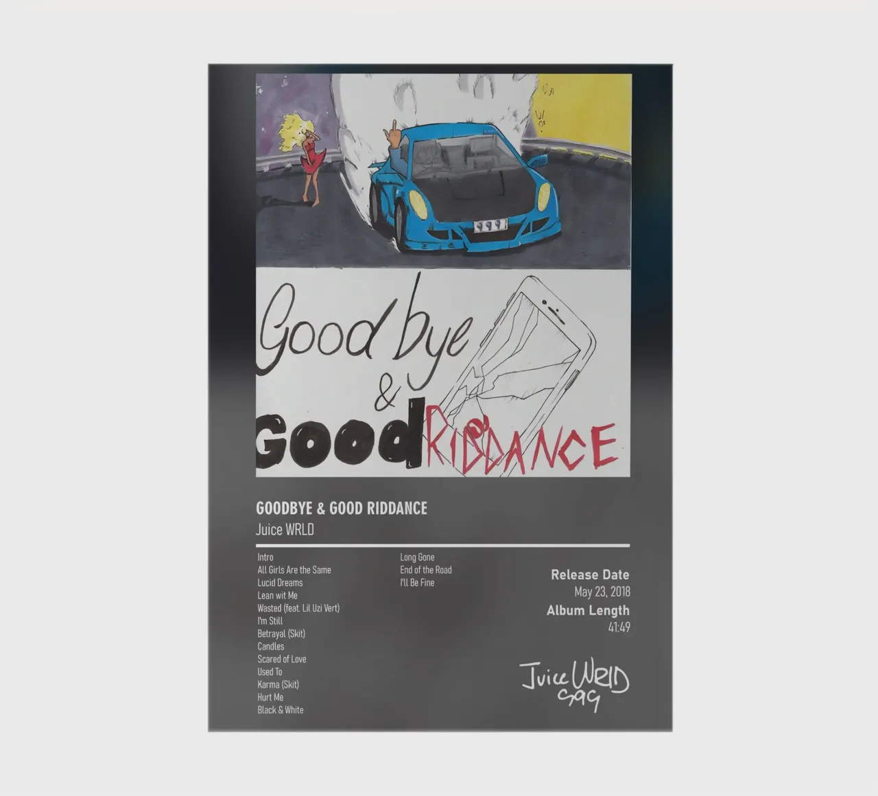 Goodbye & Good Riddance By Juice WRLD diario da DGUnder