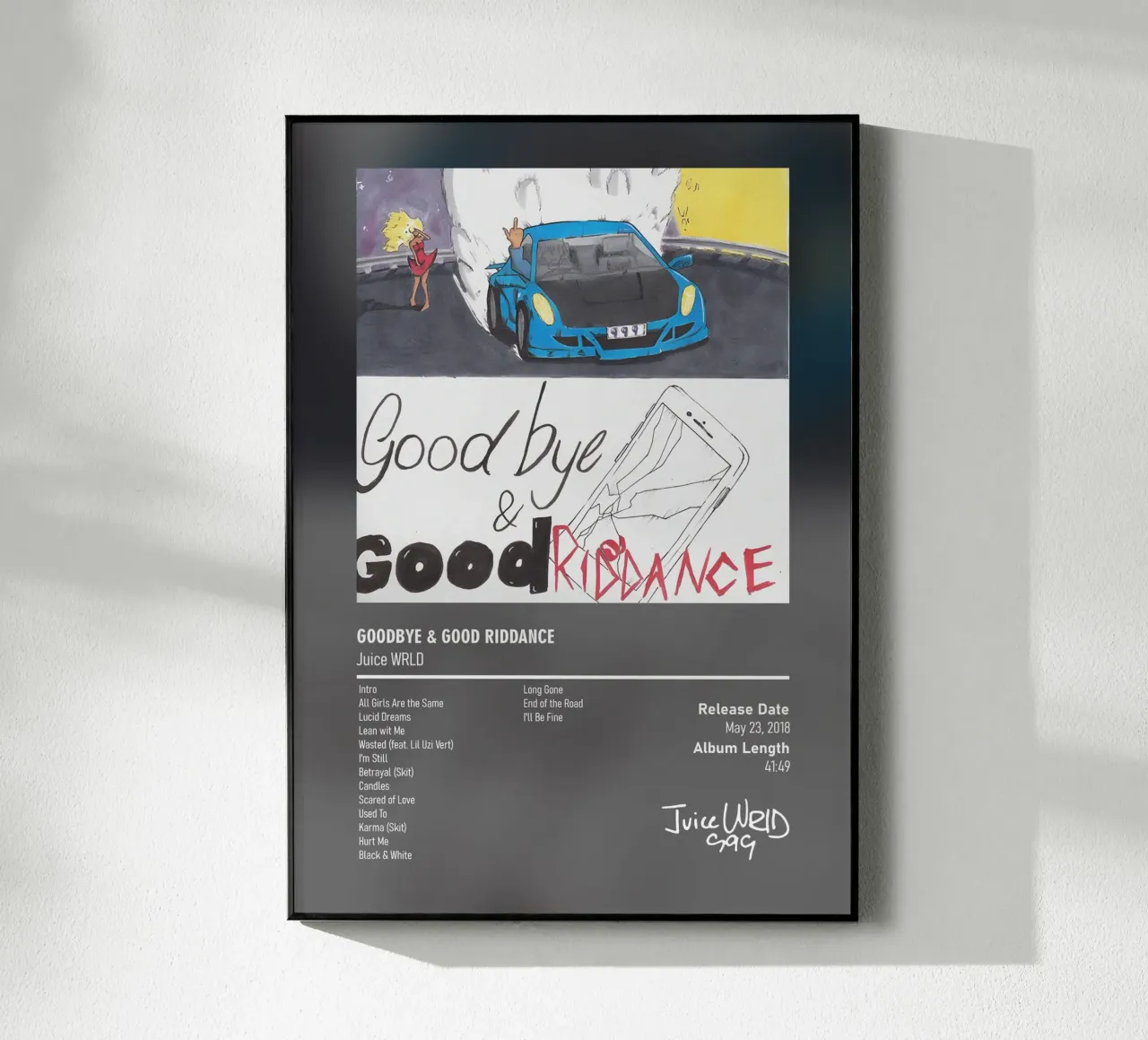 Goodbye & Good Riddance By Juice WRLD metacrilato de DGUnder