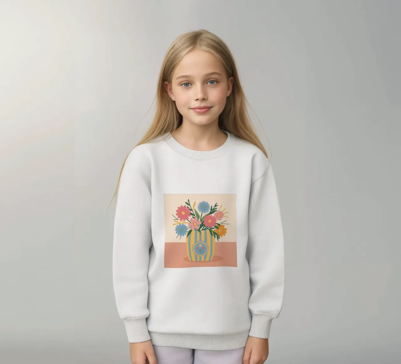 Bouquet di strisce di sole felpa bambino da Rain Balance