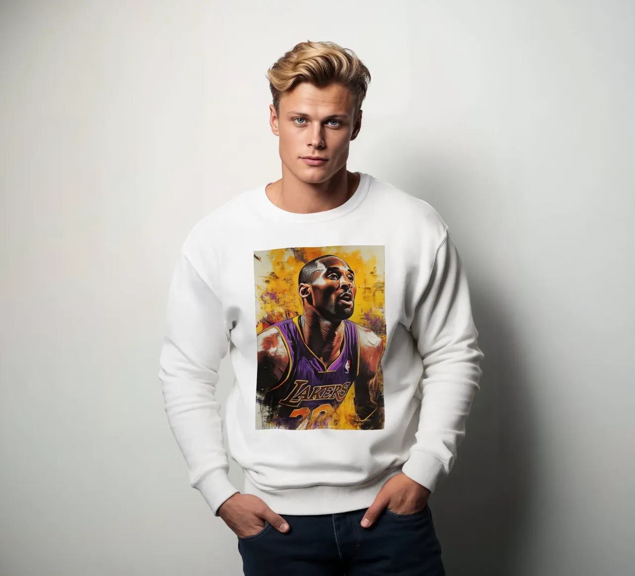 Kobe Bryant art felpa da Lembayung art