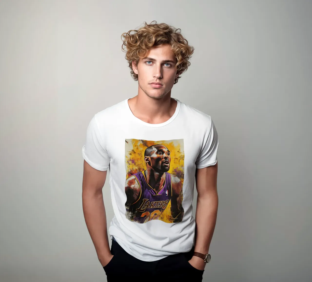 Kobe Bryant art t-shirt da Lembayung art