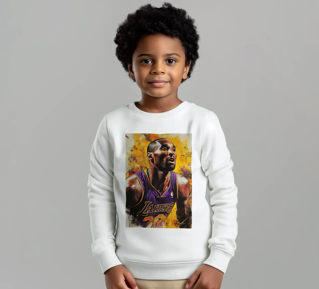Kobe Bryant art felpa bambino da Lembayung art