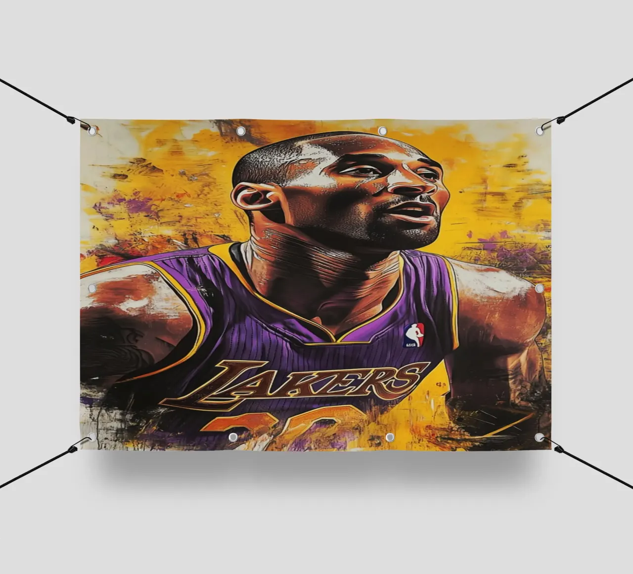 Kobe Bryant art telo in pvc da Lembayung art