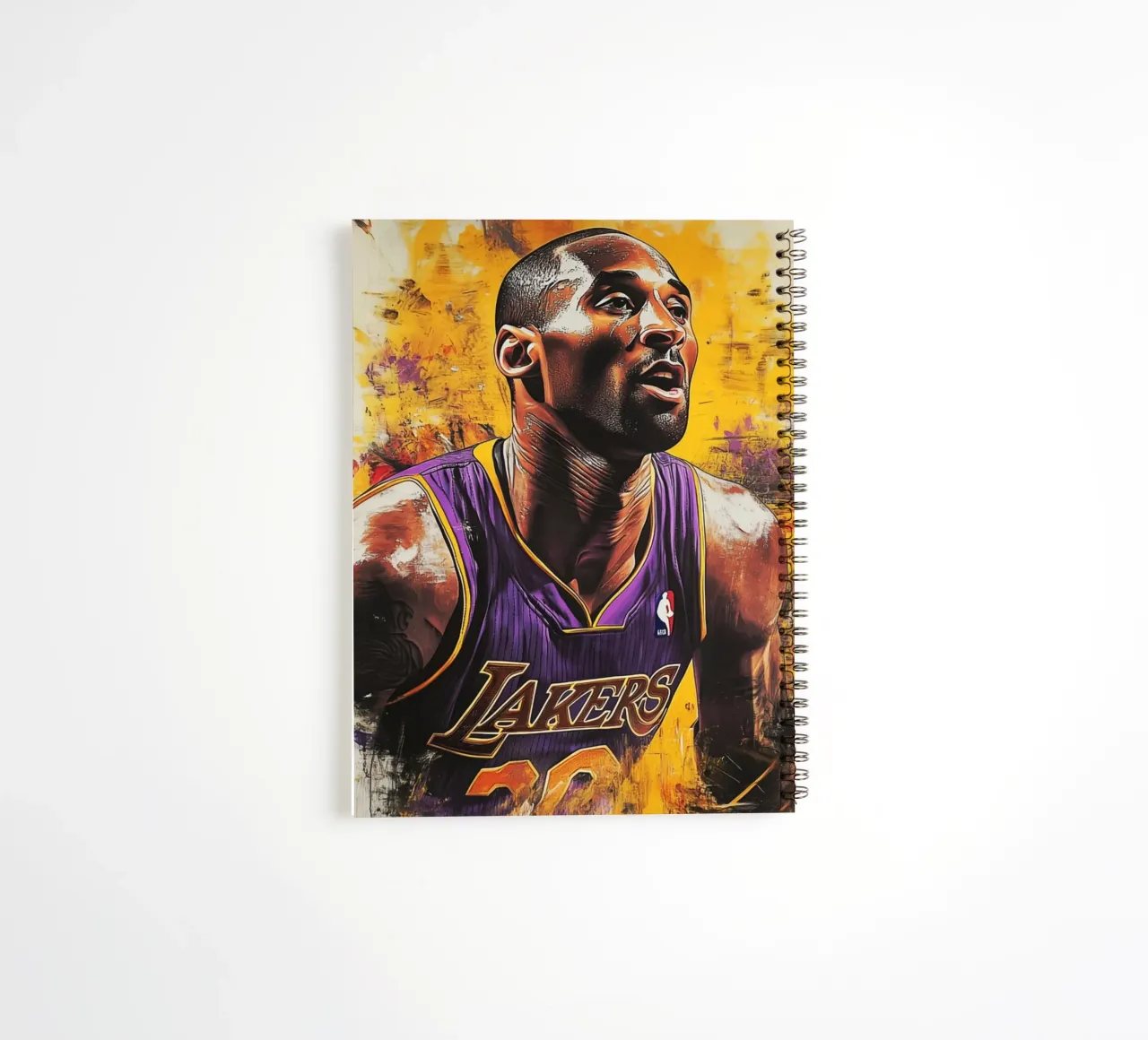 Kobe Bryant art spiral notebook by Lembayung art