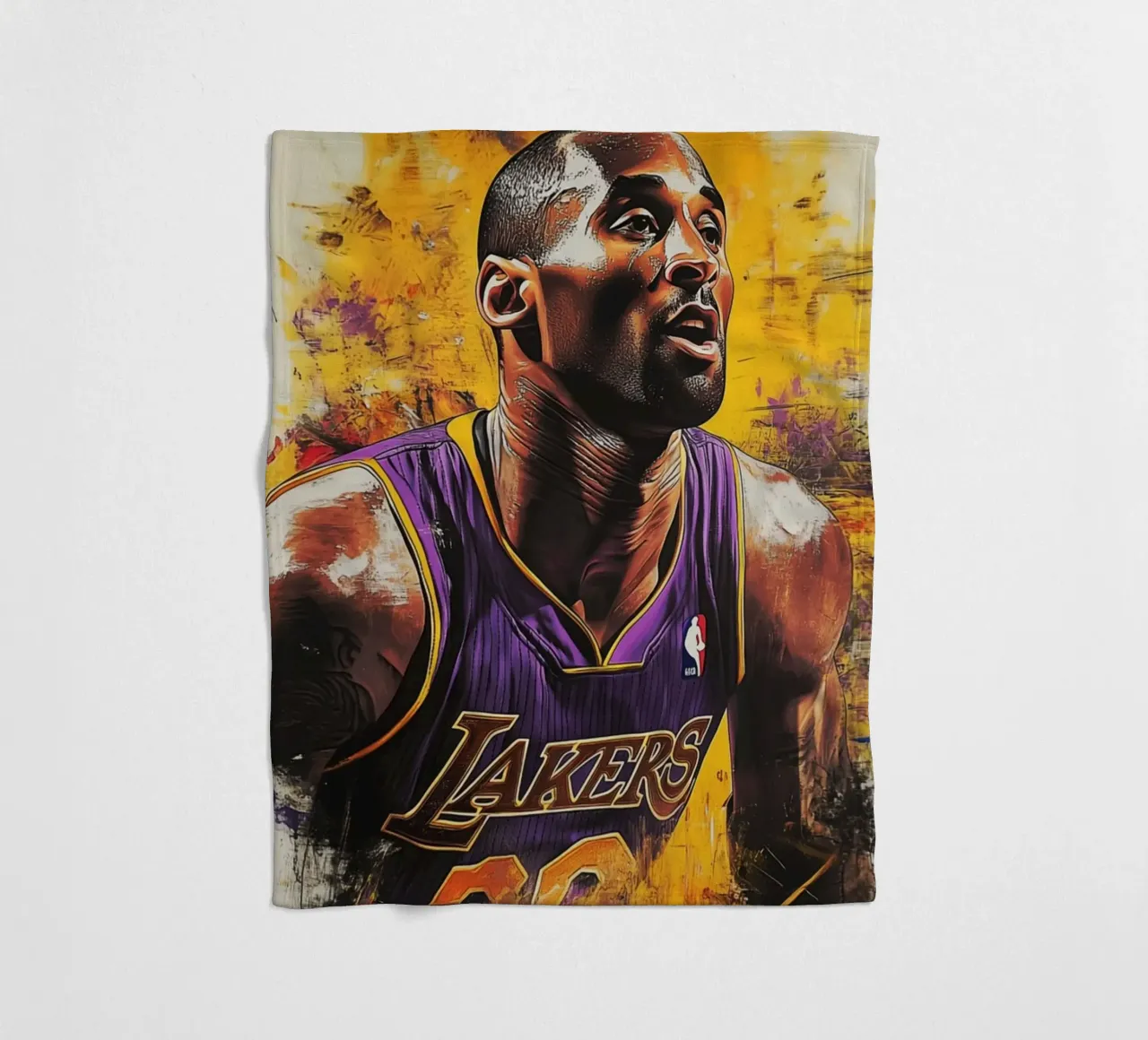 Kobe Bryant art coperta in pile da Lembayung art