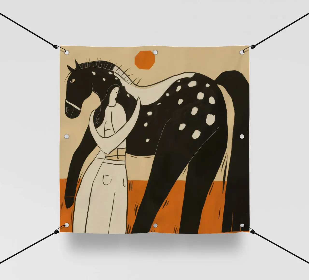 Linee di parentela equina telo in pvc da Giant Foxs