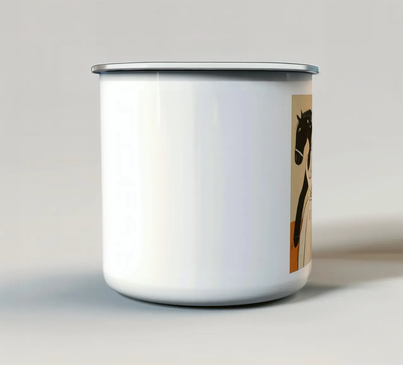 Linee di parentela equina tazza in smalto da Giant Foxs