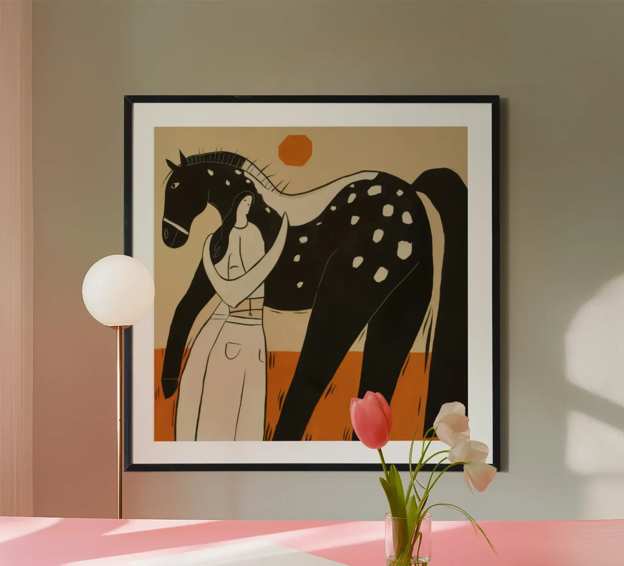 Verwandtschaftslinien bei Pferden Poster von Giant Foxs