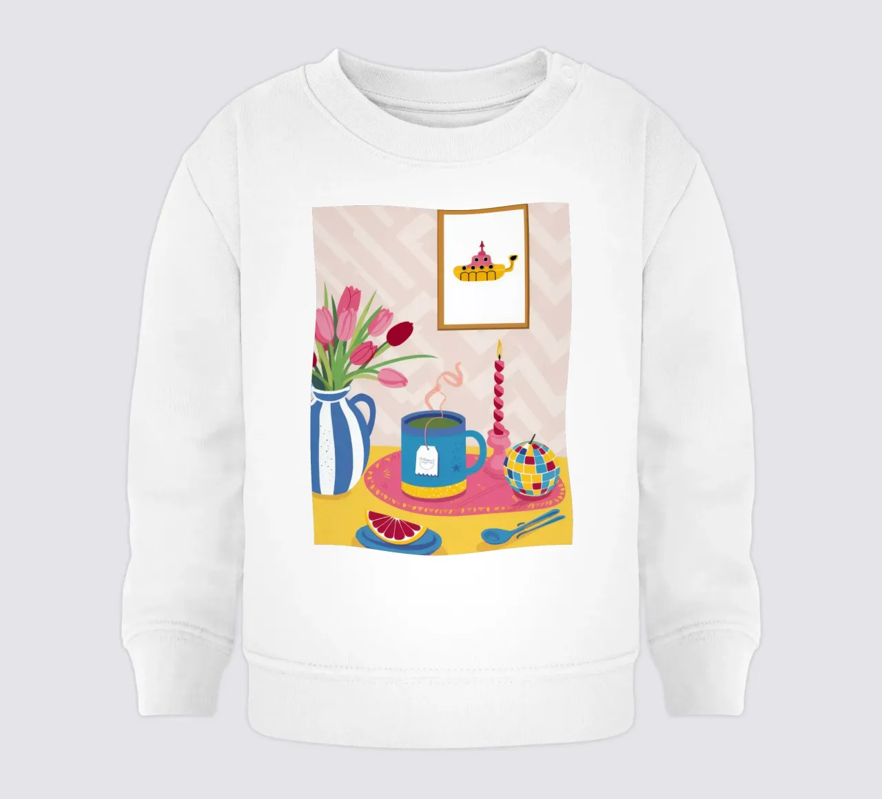 Mesa de té Tulip sudadera de bebé de Reds Jays