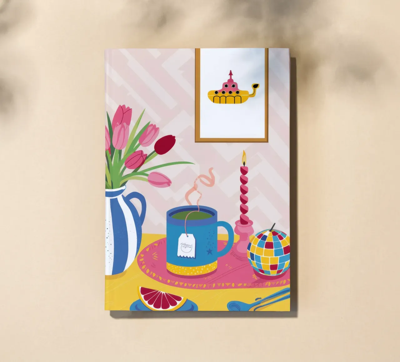Tulip Tea Table notebook by Reds Jays