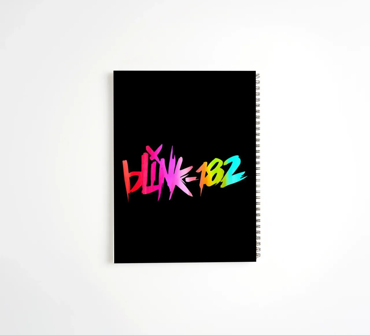 Blink 182 2 Type spiral notebook by music soul