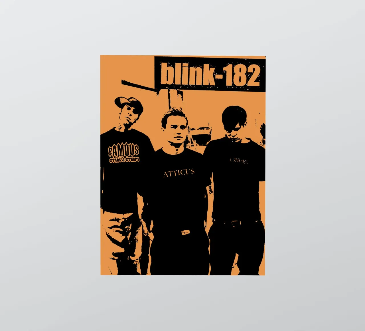 Blink 182 3 Type sticker by music soul
