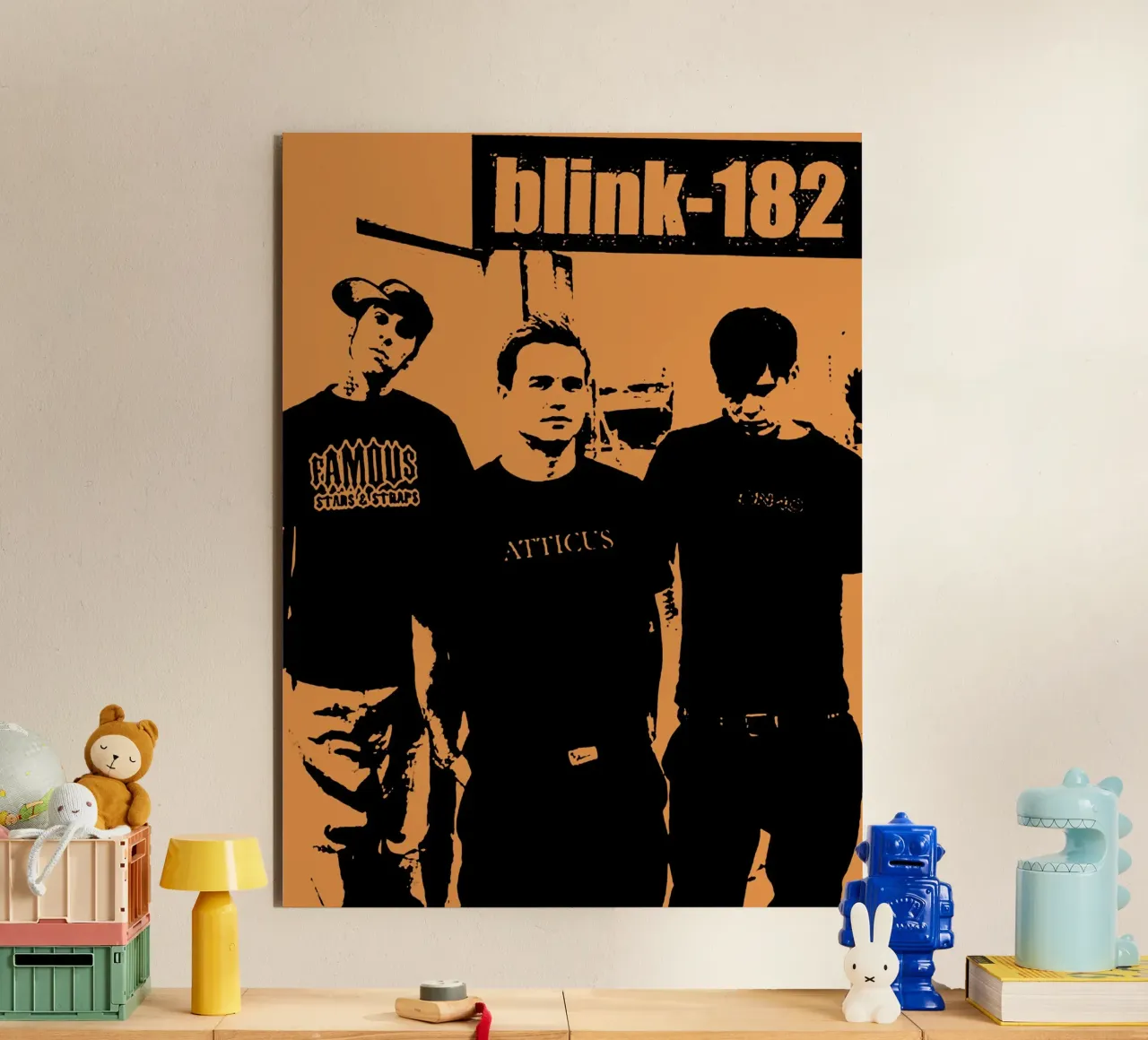 Blink 182 3 Type alu-dibond by music soul