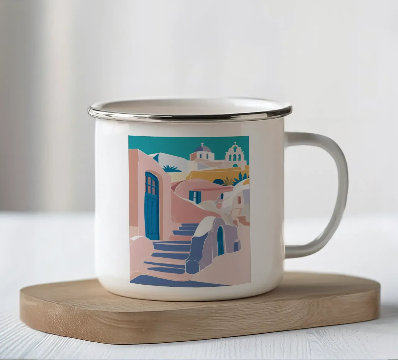 Sogno di porta cobalto tazza in smalto da Reds Jays