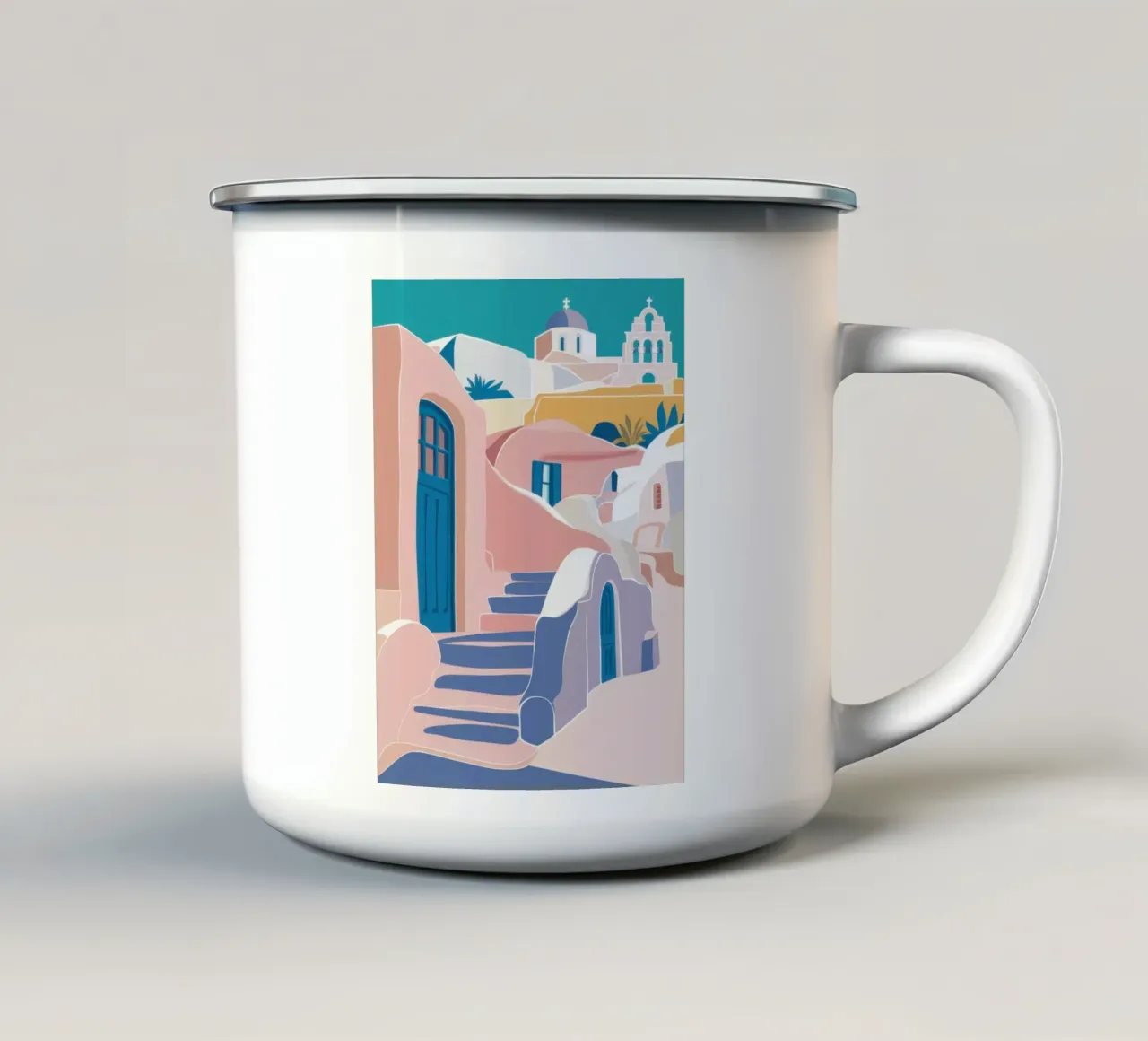 Sogno di porta cobalto tazza in smalto da Reds Jays