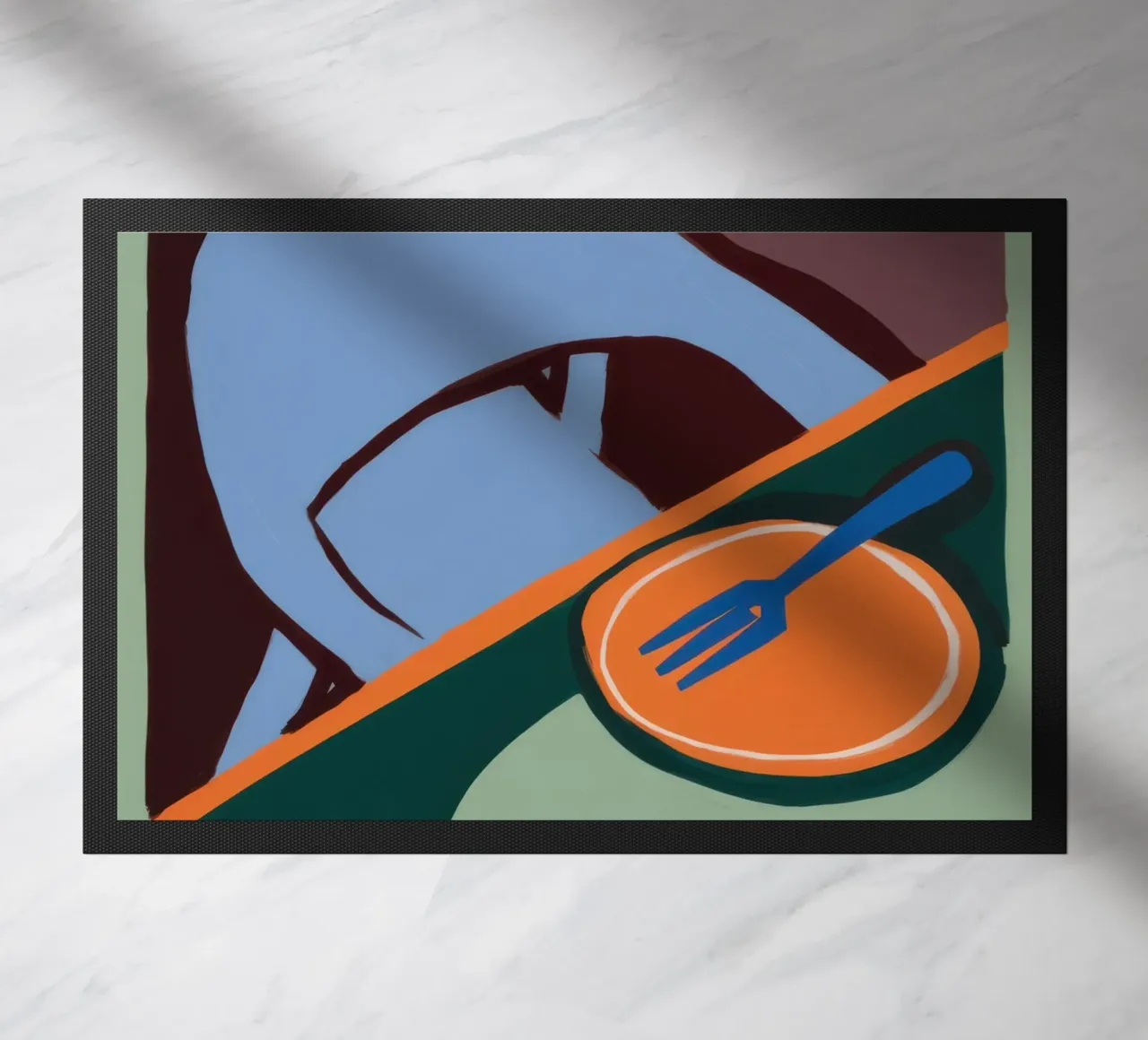 Deconstructed Eetbord deurmat van Giant Foxs