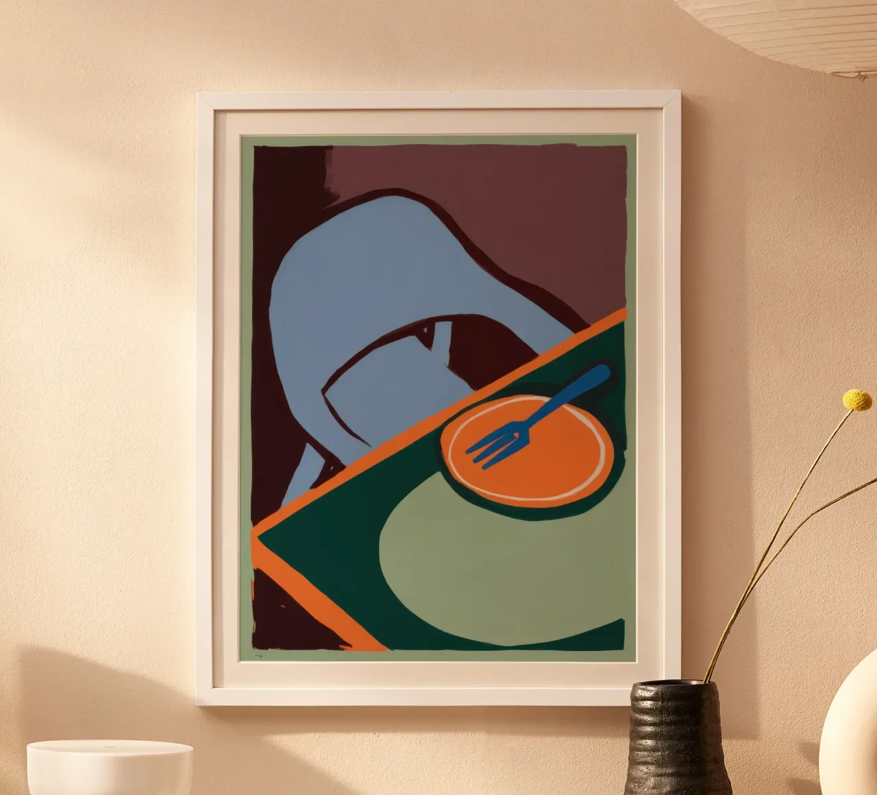 Deconstructed Eetbord poster van Giant Foxs