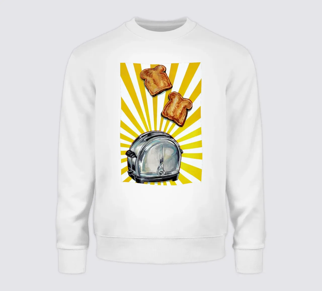 Toaster and Toast sweatshirt by Kelly Gilleran