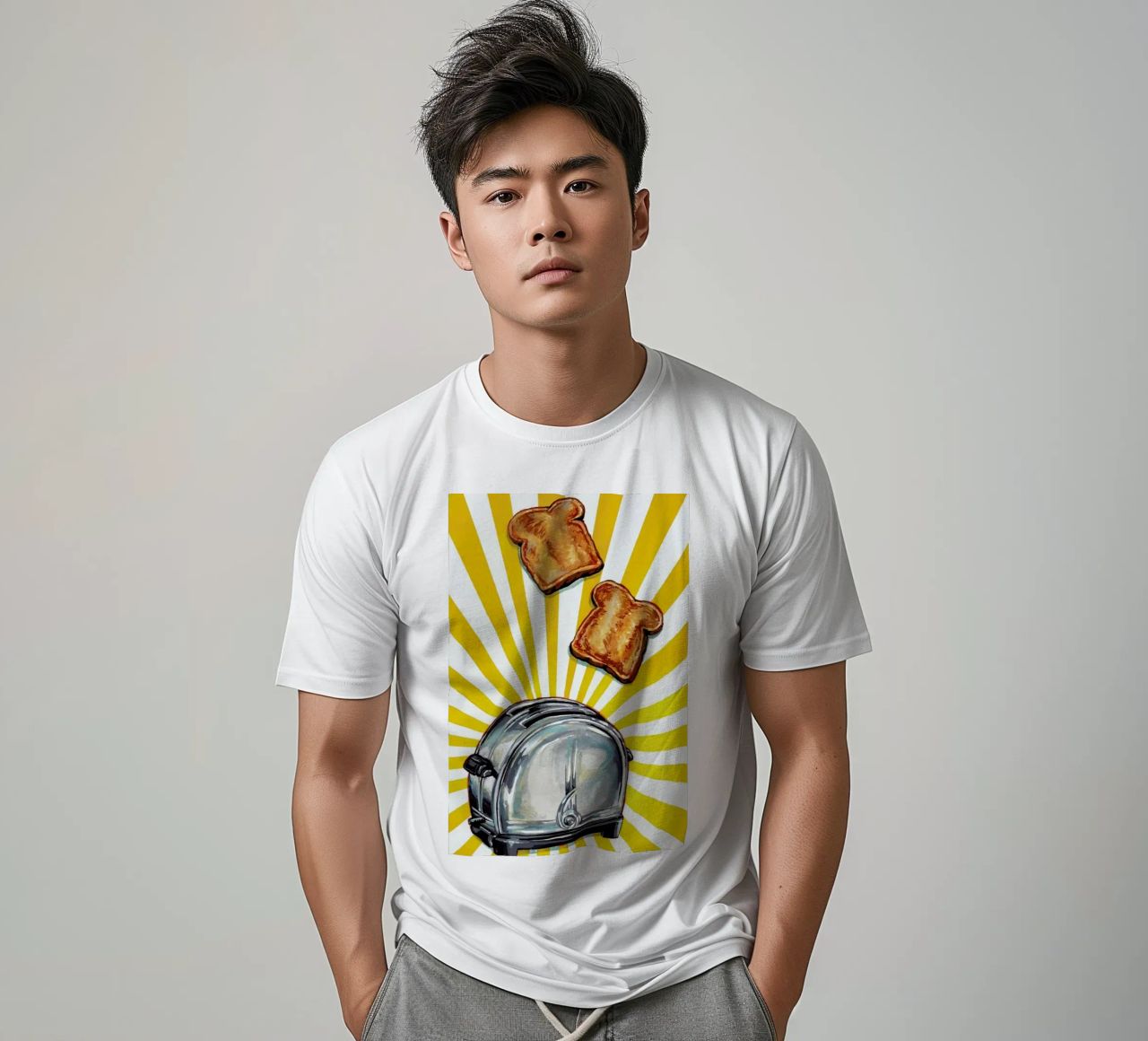 Toaster and Toast t-shirt da Kelly Gilleran