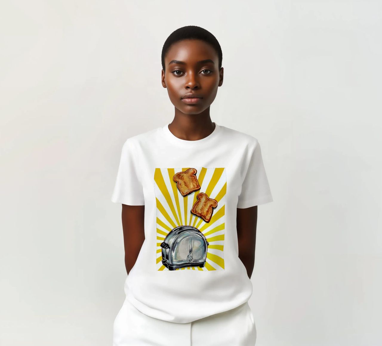 Toaster and Toast t-shirt da Kelly Gilleran