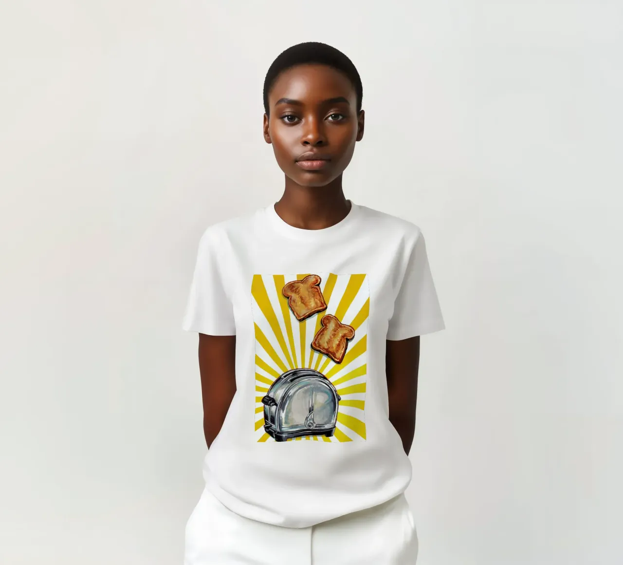 Toaster and Toast t-shirt da Kelly Gilleran