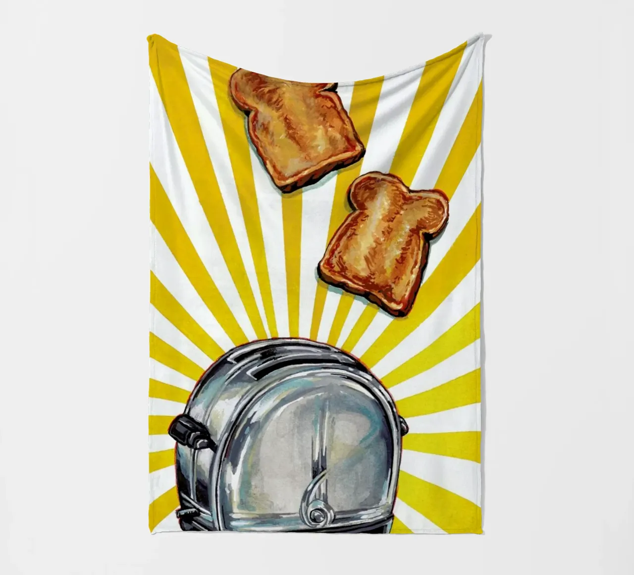 Toaster and Toast coperta in pile da Kelly Gilleran