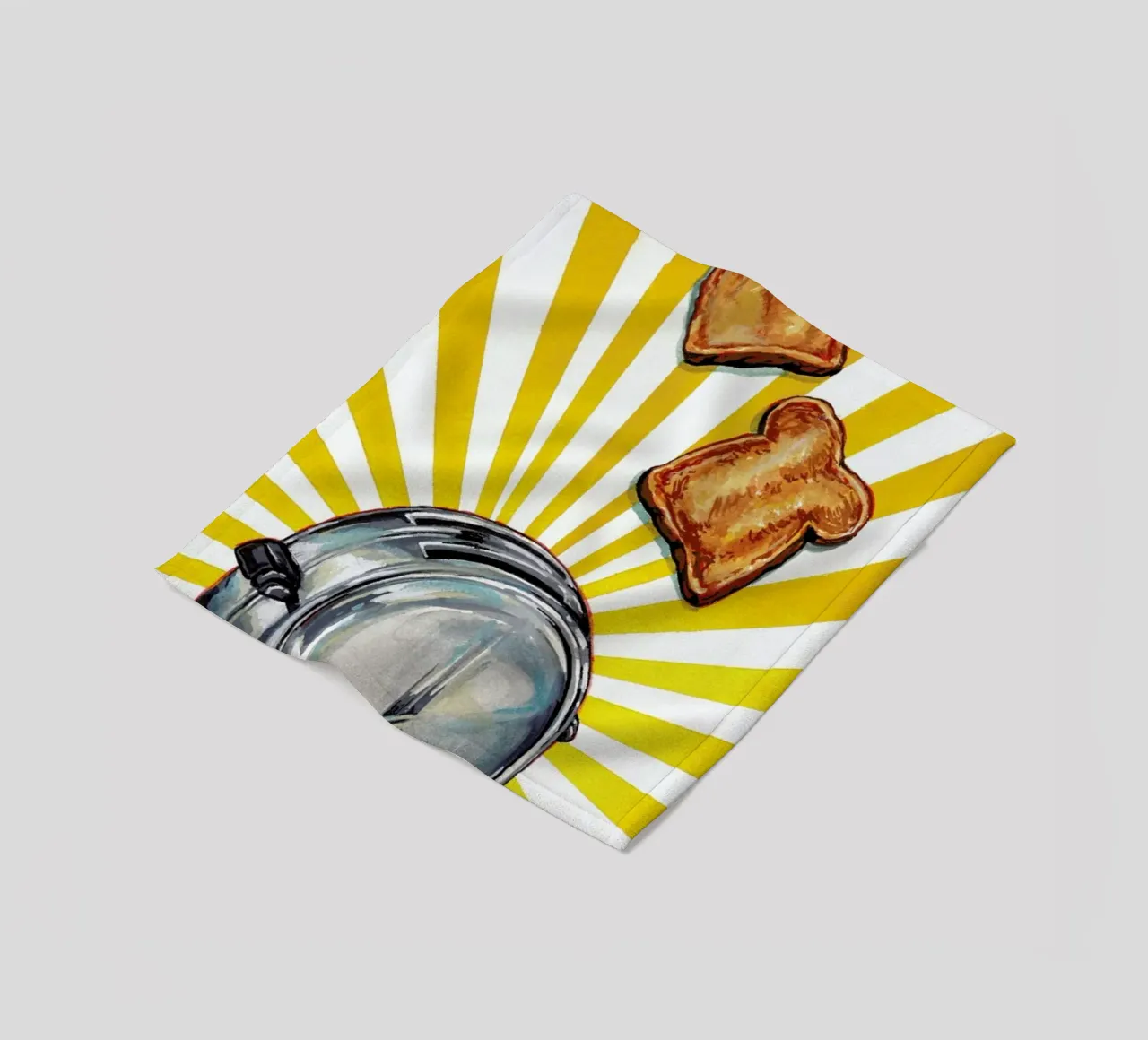 Toaster and Toast coperta in pile da Kelly Gilleran