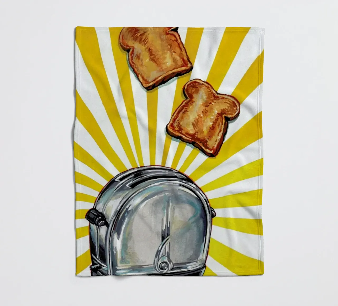 Toaster and Toast coperta in pile da Kelly Gilleran