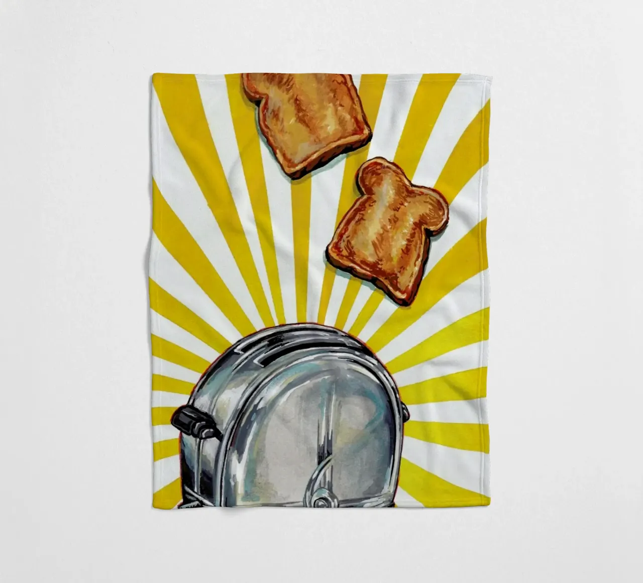 Toaster and Toast coperta in pile da Kelly Gilleran
