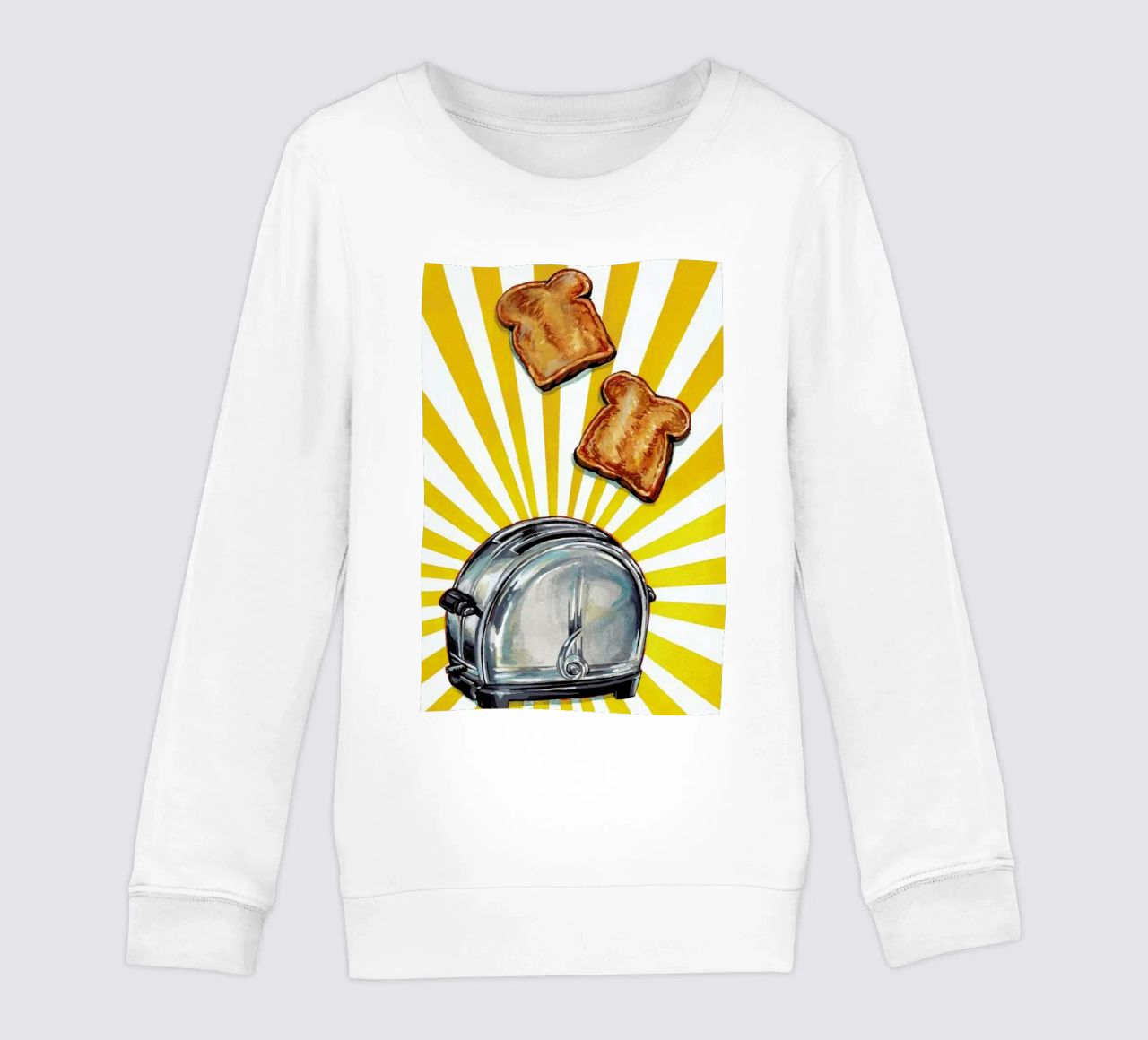 Toaster and Toast felpa bambino da Kelly Gilleran