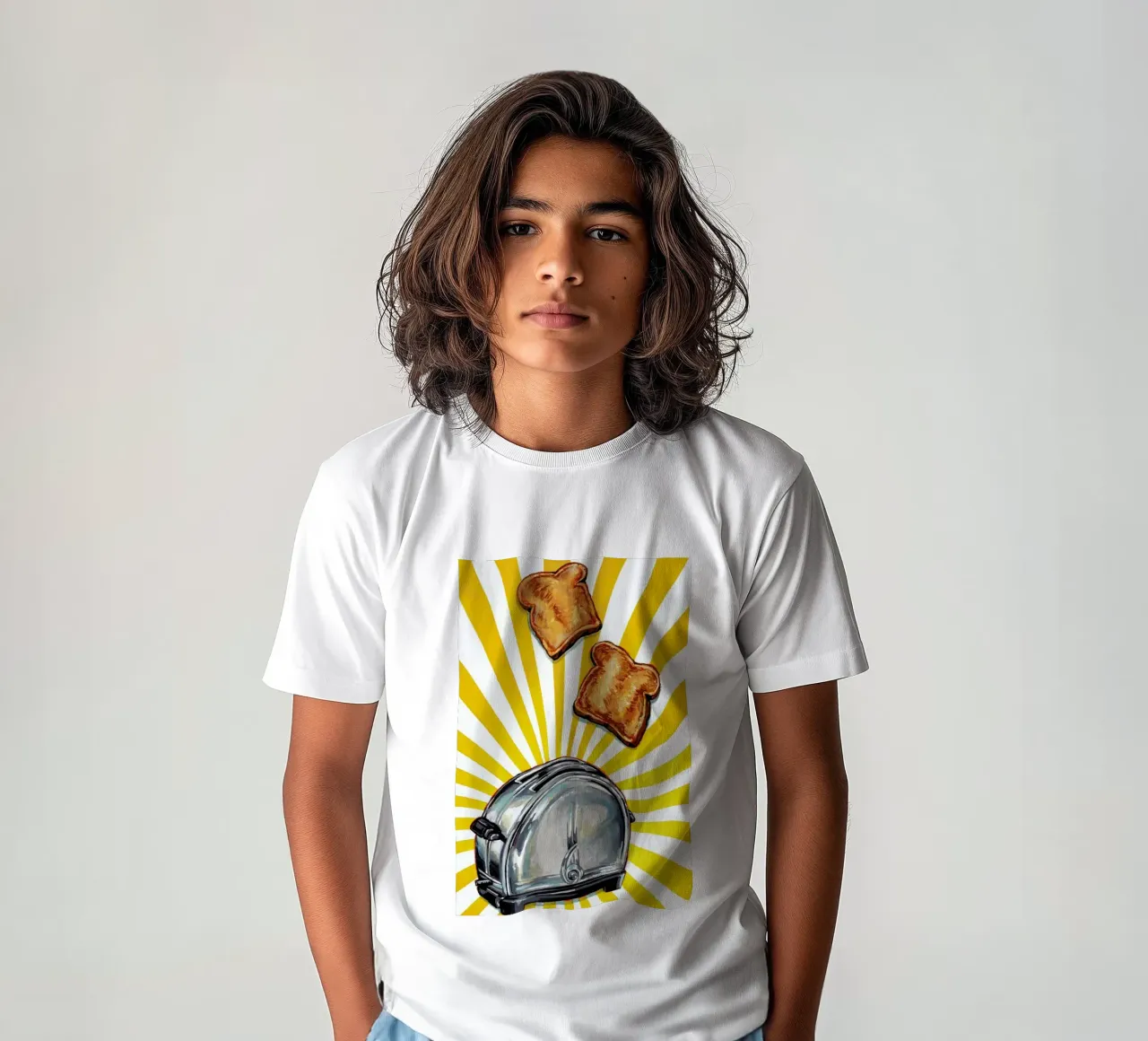 Toaster and Toast t-shirt bambini da Kelly Gilleran