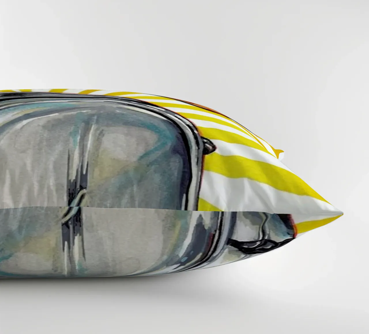 Toaster and Toast decorative cushion by Kelly Gilleran