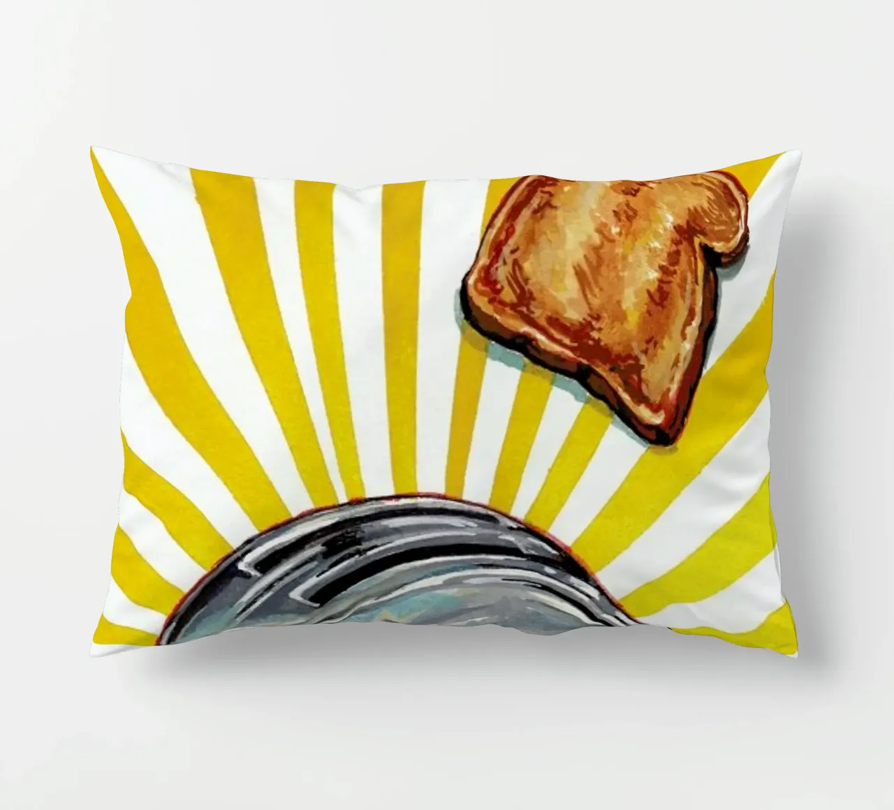Toaster and Toast cuscino da Kelly Gilleran