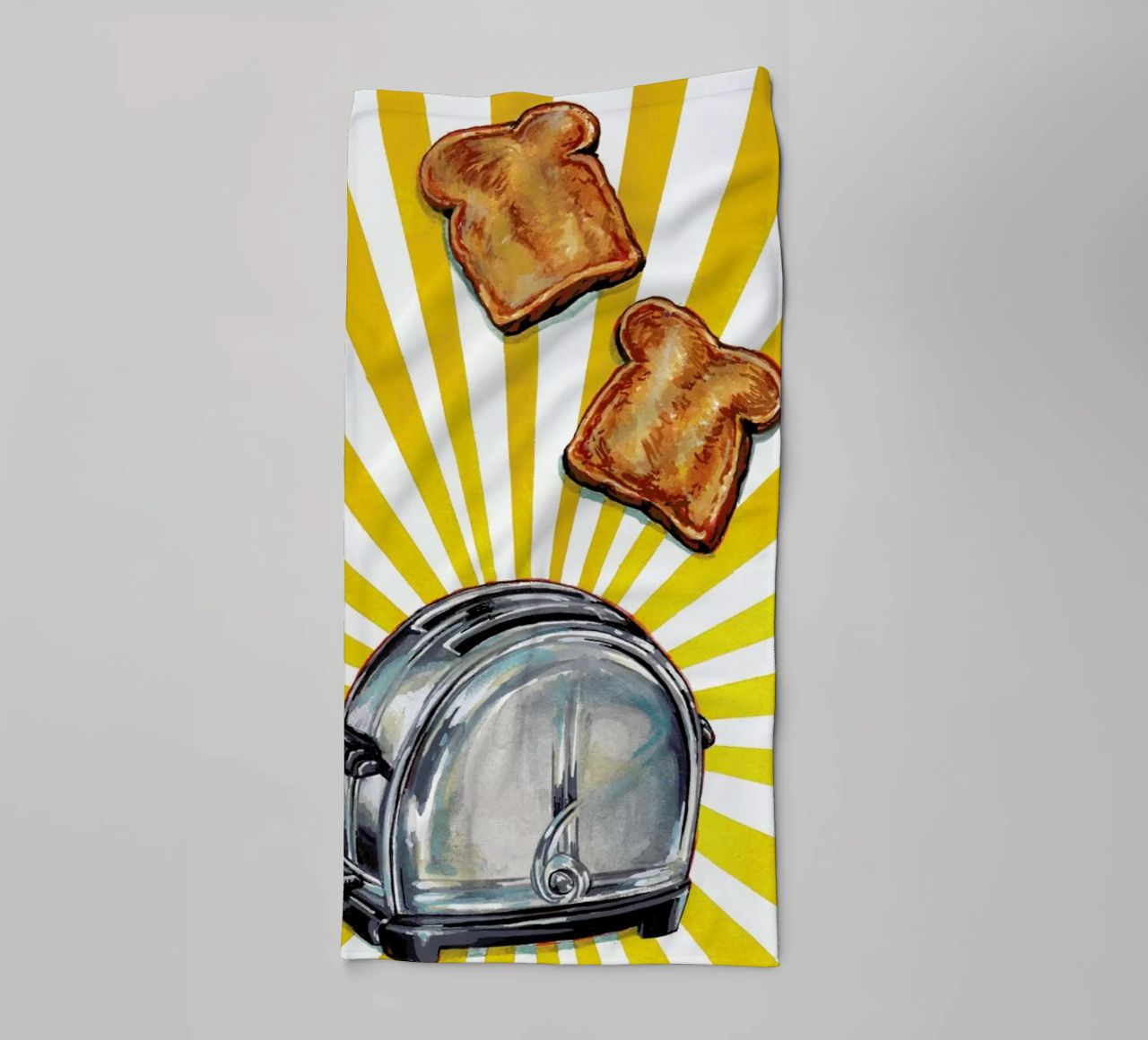 Toaster and Toast asciugamano da bagno da Kelly Gilleran