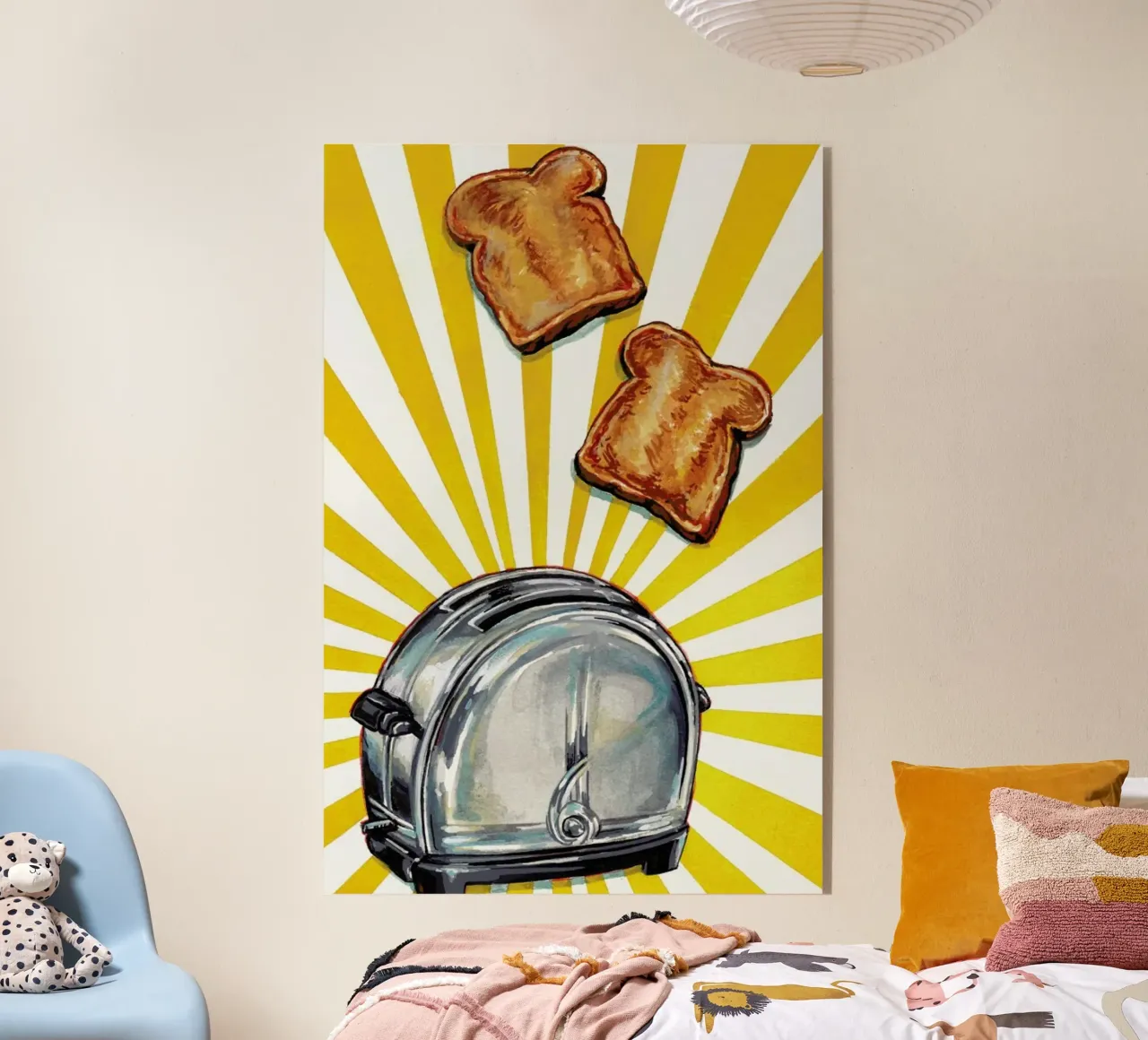 Toaster and Toast acrylic glass by Kelly Gilleran