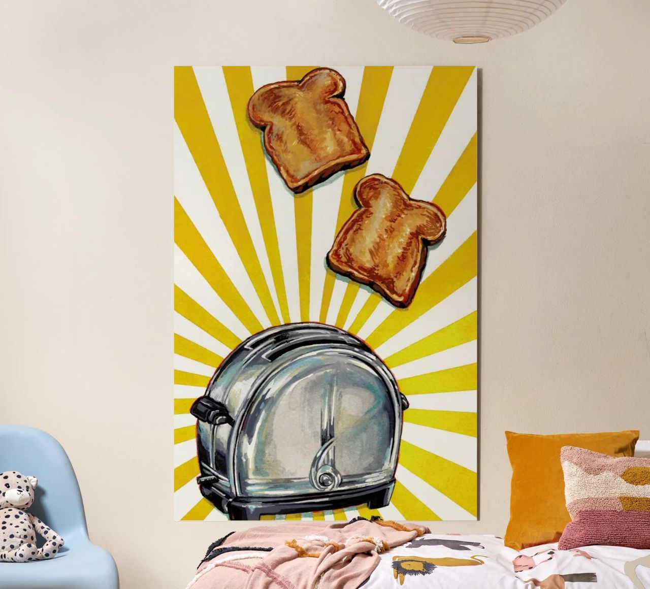 Toaster and Toast alluminio dibond da Kelly Gilleran