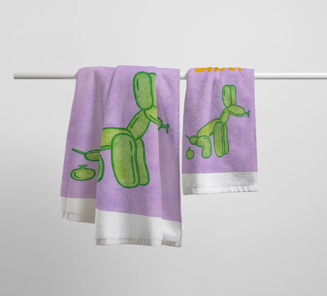 cane divertente asciugamano da bagno da Britania