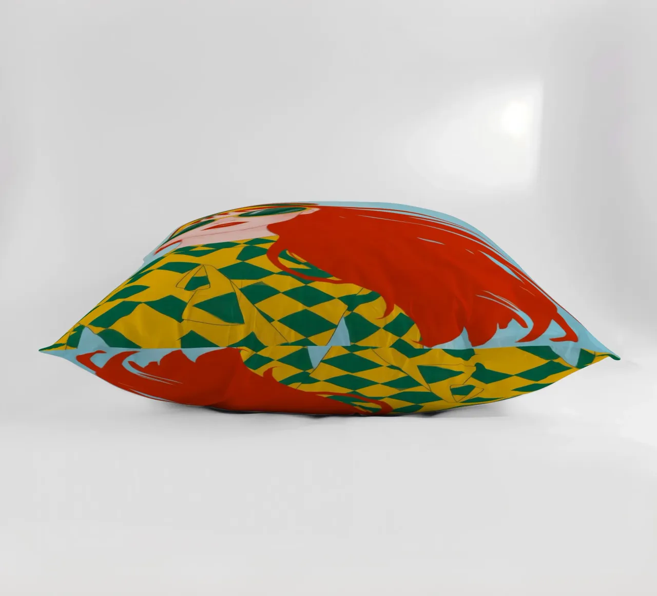 Esprit d'émeraude soufflé par le vent coussin de Rain Balance