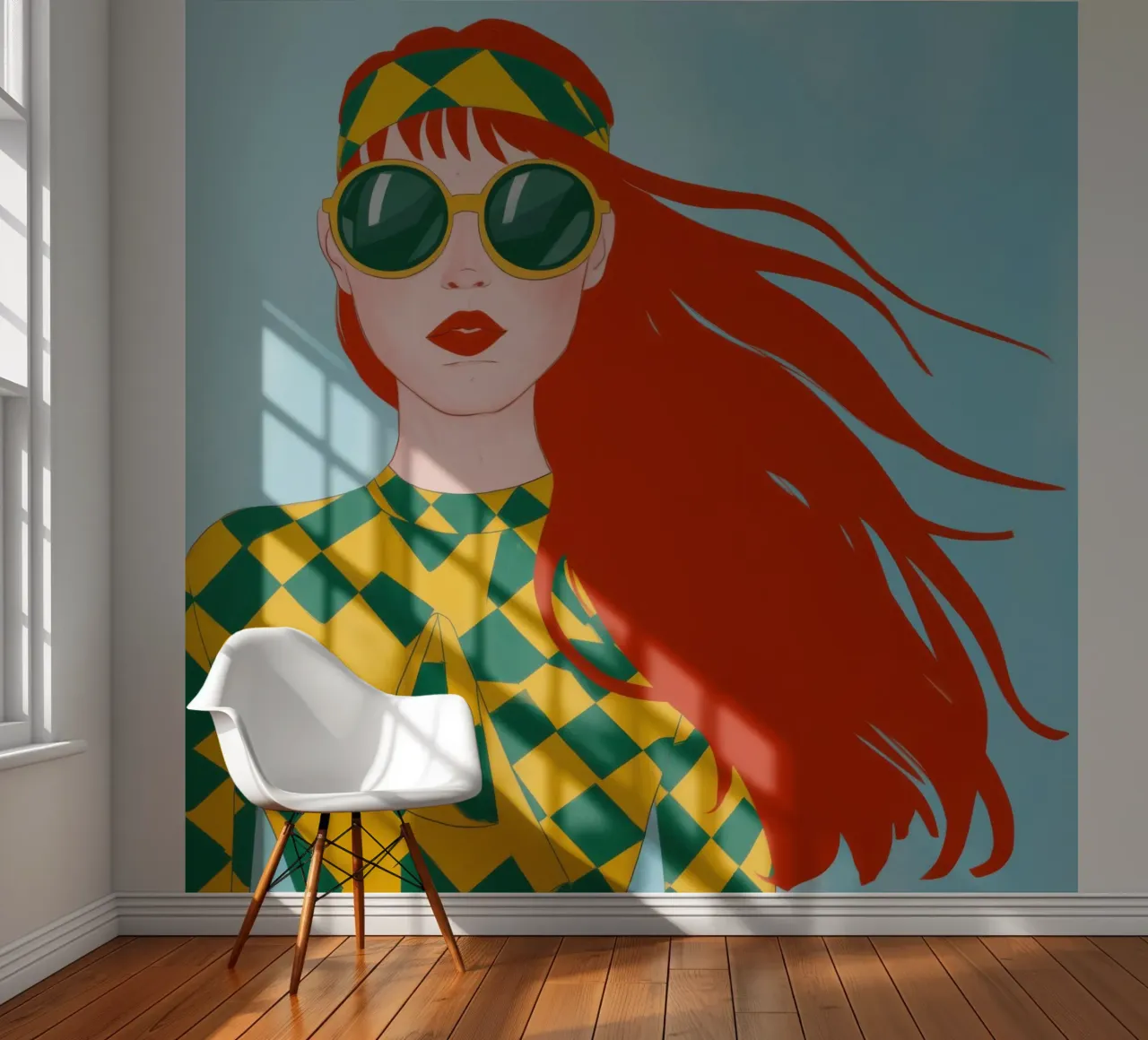 Emerald Windblown Spirit photo wallpaper by Rain Balance