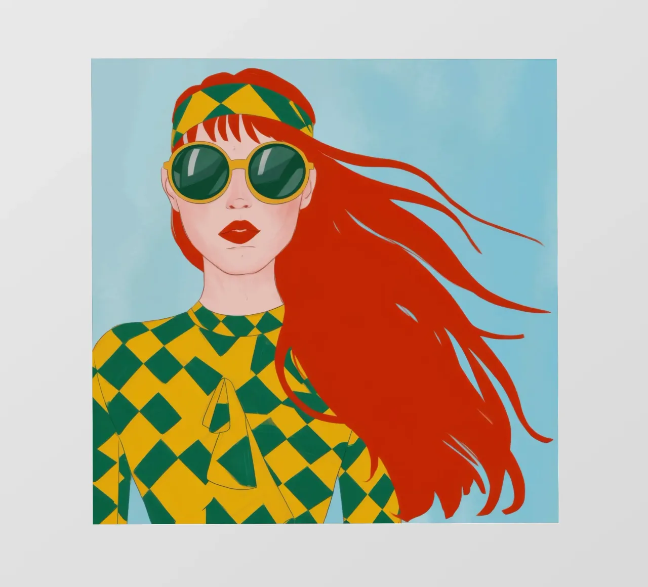 Emerald Windblown Spirit photo wallpaper by Rain Balance
