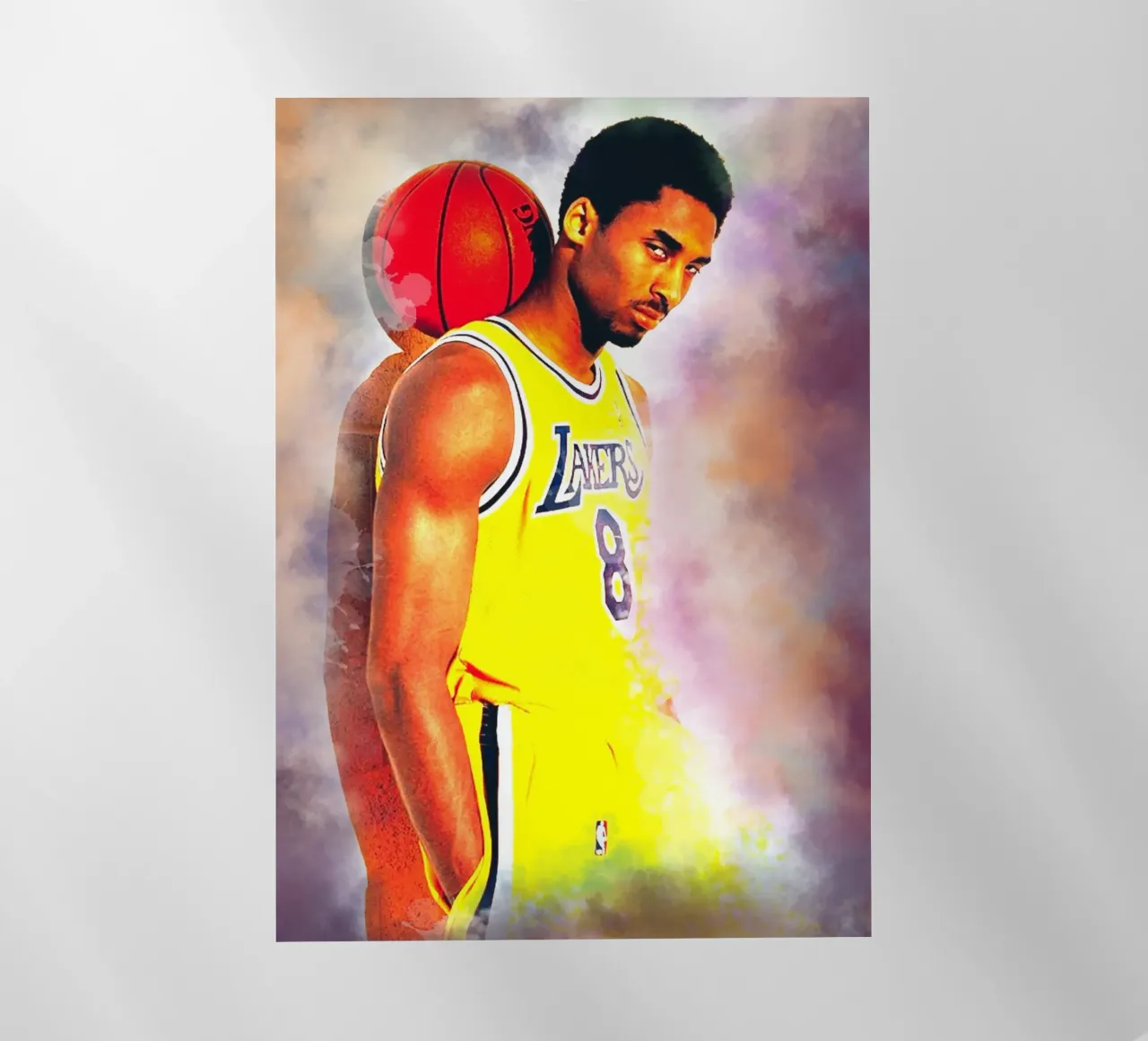 Kobe Bryant tribute pellicola backlit da Lembayung art