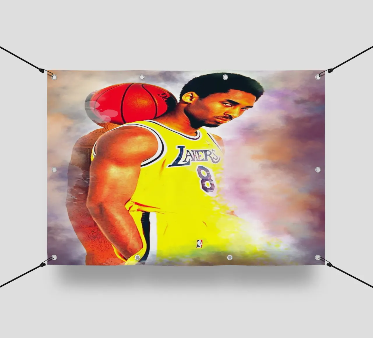 Kobe Bryant tribute telo in pvc da Lembayung art