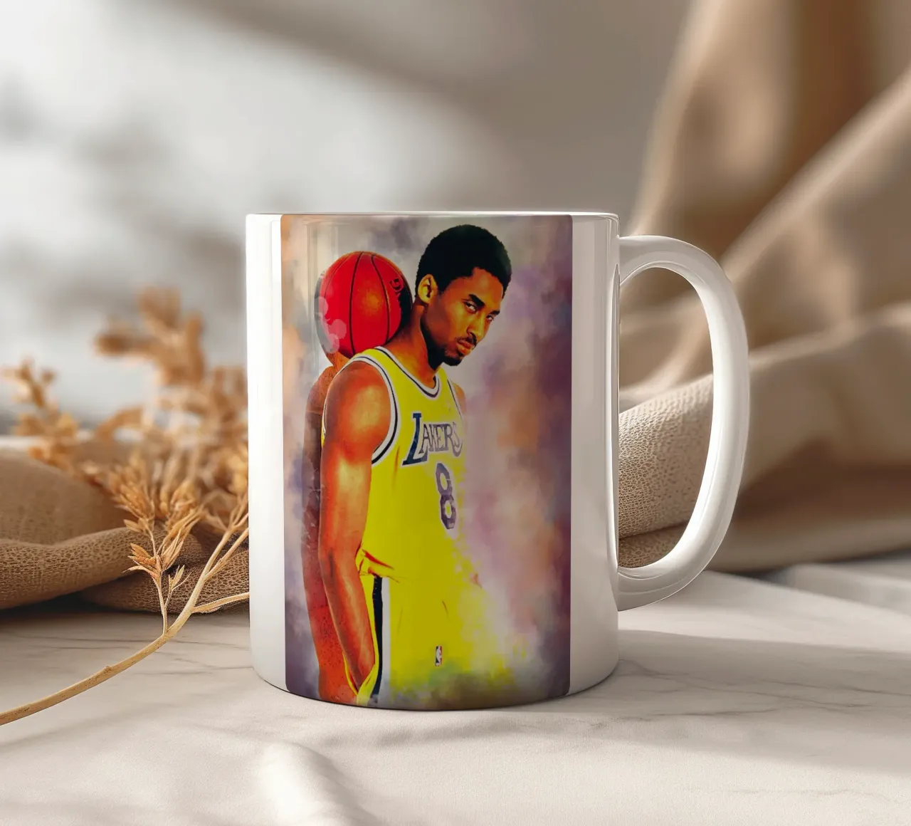 Kobe Bryant tribute tazza in ceramica da Lembayung art