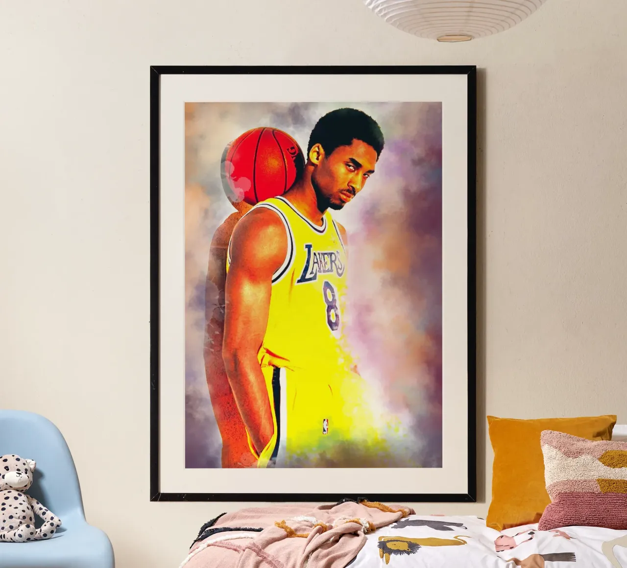 Kobe Bryant tribute carta hahnemühle da Lembayung art
