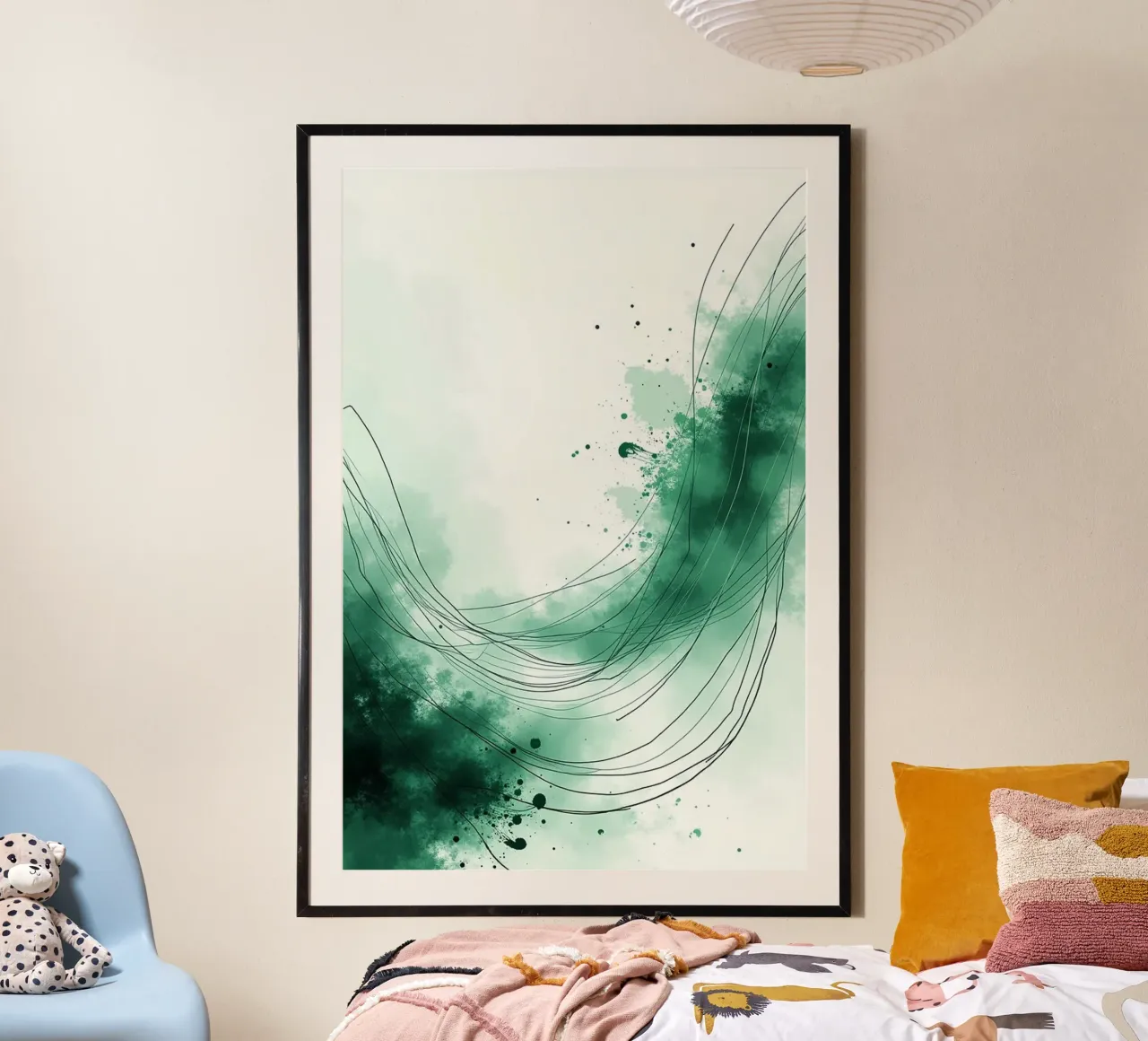 Nature poster with plastic frame by Dustlight Atelier