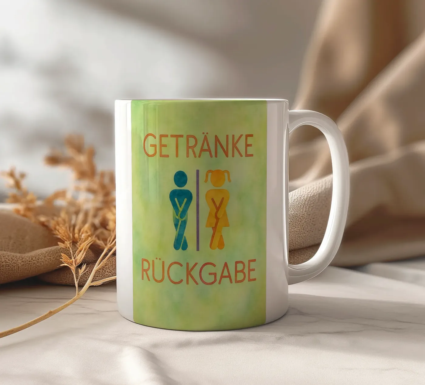 Driven return ceramic mug by Britania